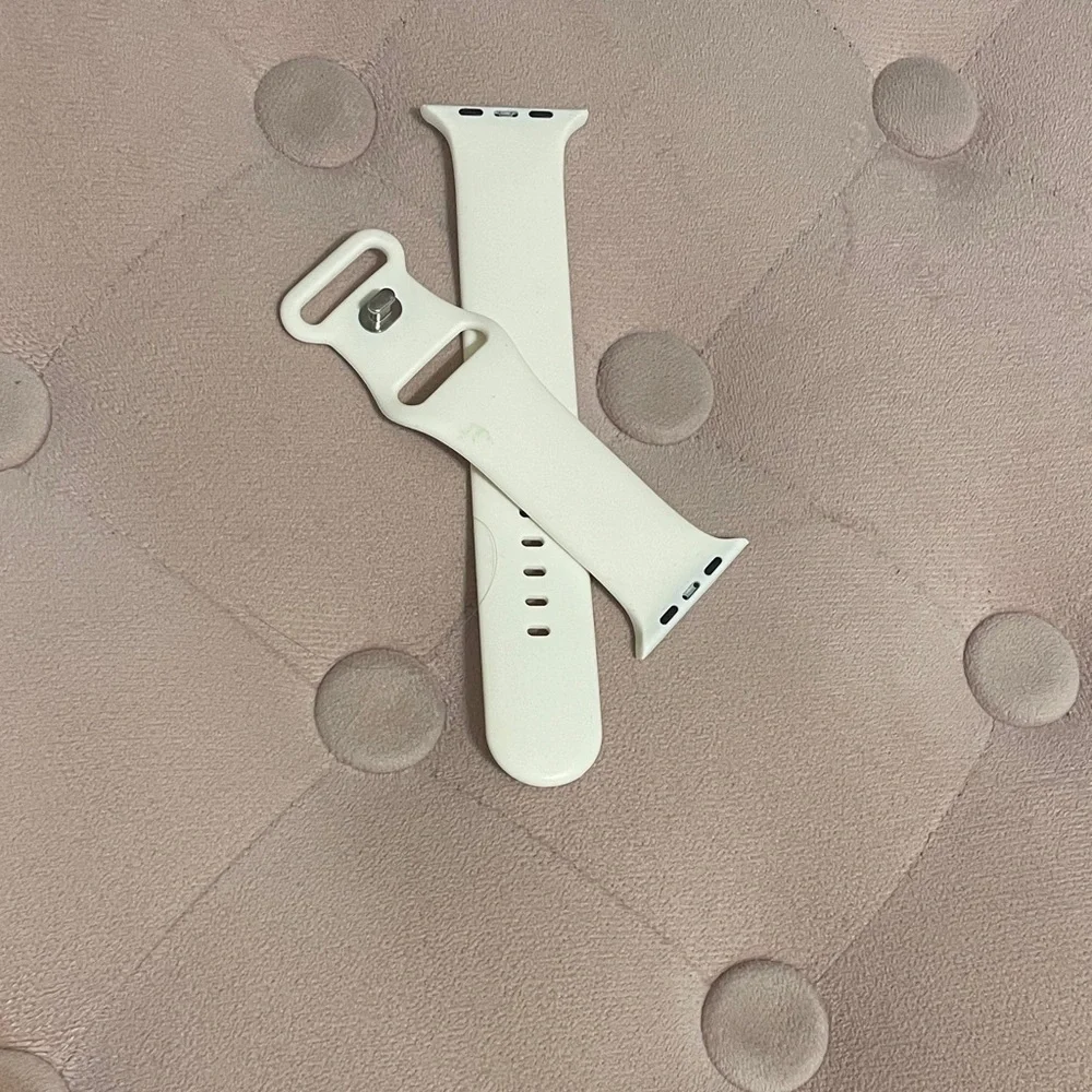 Elegant Cream Smartwatch Band Set